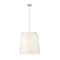 Z-Lite Weston Pendant, 5-Light, 18 In.W x 18 In.H, Brushed Nickel/Cream 3502P18-BN - alternate 7